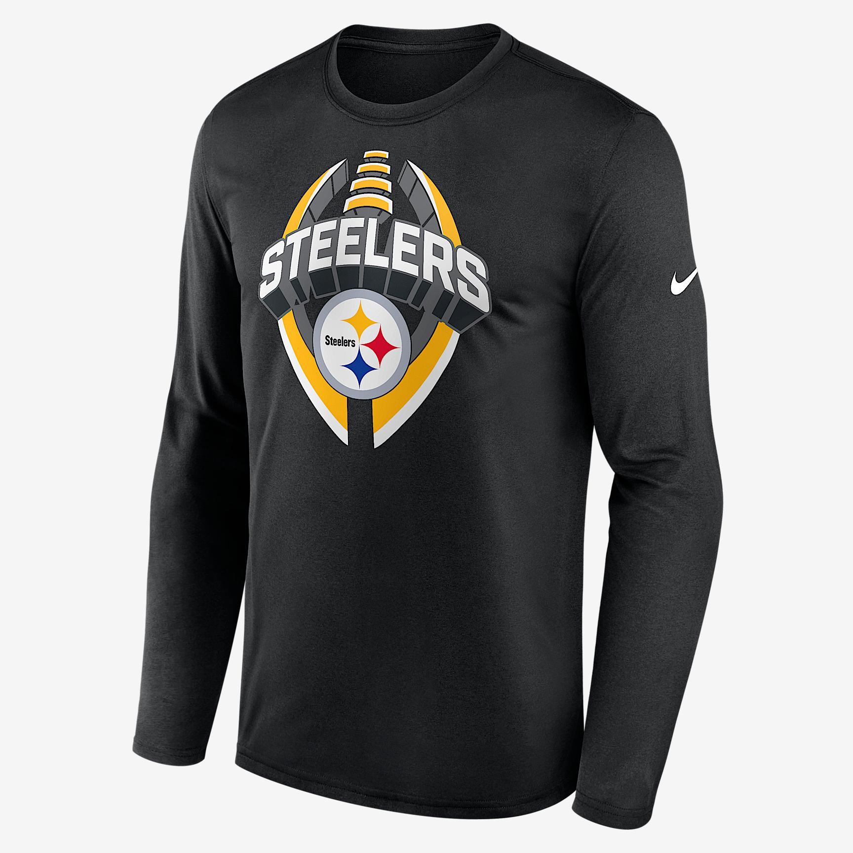 Pittsburgh Steelers Legend Icon Men's Nike Dri-FIT NFL Long-Sleeve T-Shirt Product Image