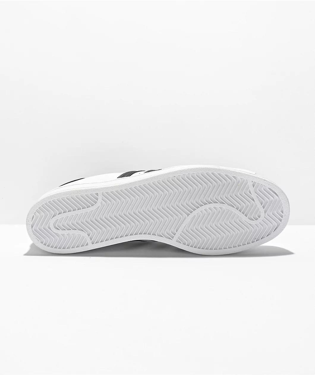 adidas Superstar ADV White & Black Skate Shoes Product Image