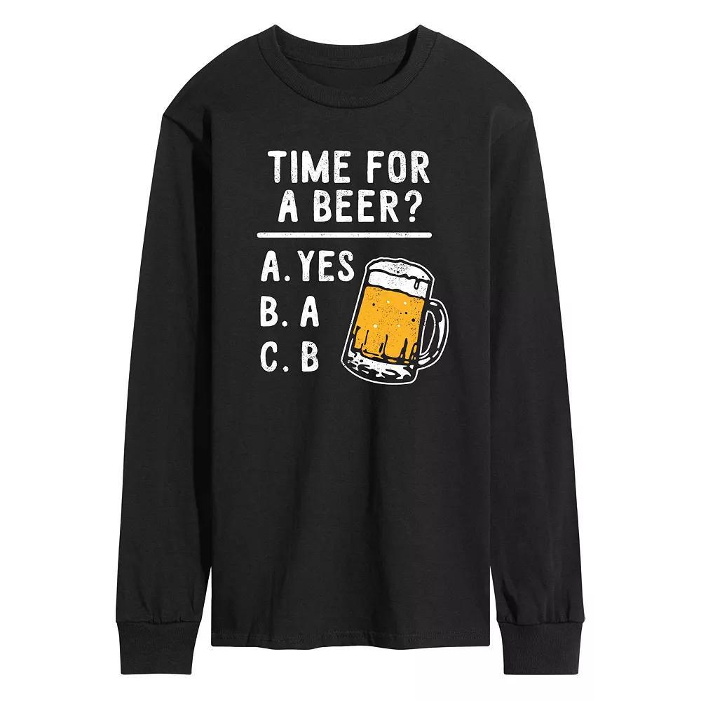 Mens Time for a Beer Tee Product Image
