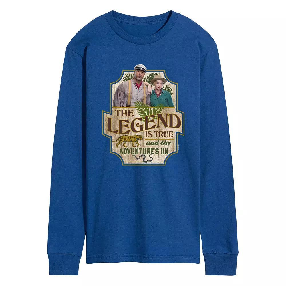 Disneys Jungle Cruise Mens Legend Is True Long Sleeve Graphic Tee Product Image