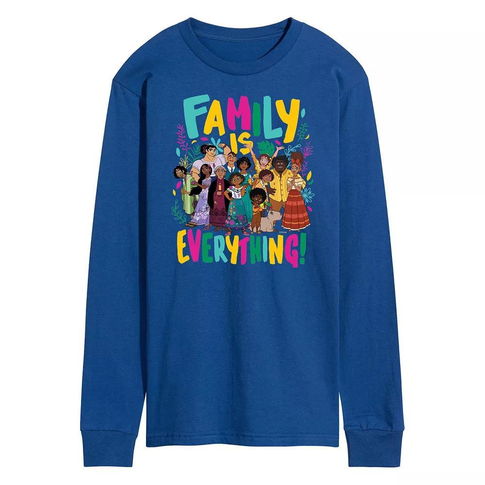 Disneys Mickey Mouse & Friends Mens Ho Ho Ho Long Sleeve Graphic Tee Product Image