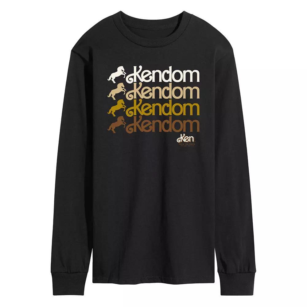 Mens Barbie The Movie Kendom Western Long Sleeve Graphic Tee Product Image