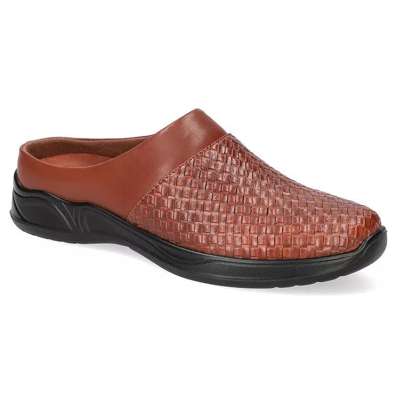Easy Street Janalee Women's Tan Woven Embossed Comfort Mules, Size: 7.5 Product Image