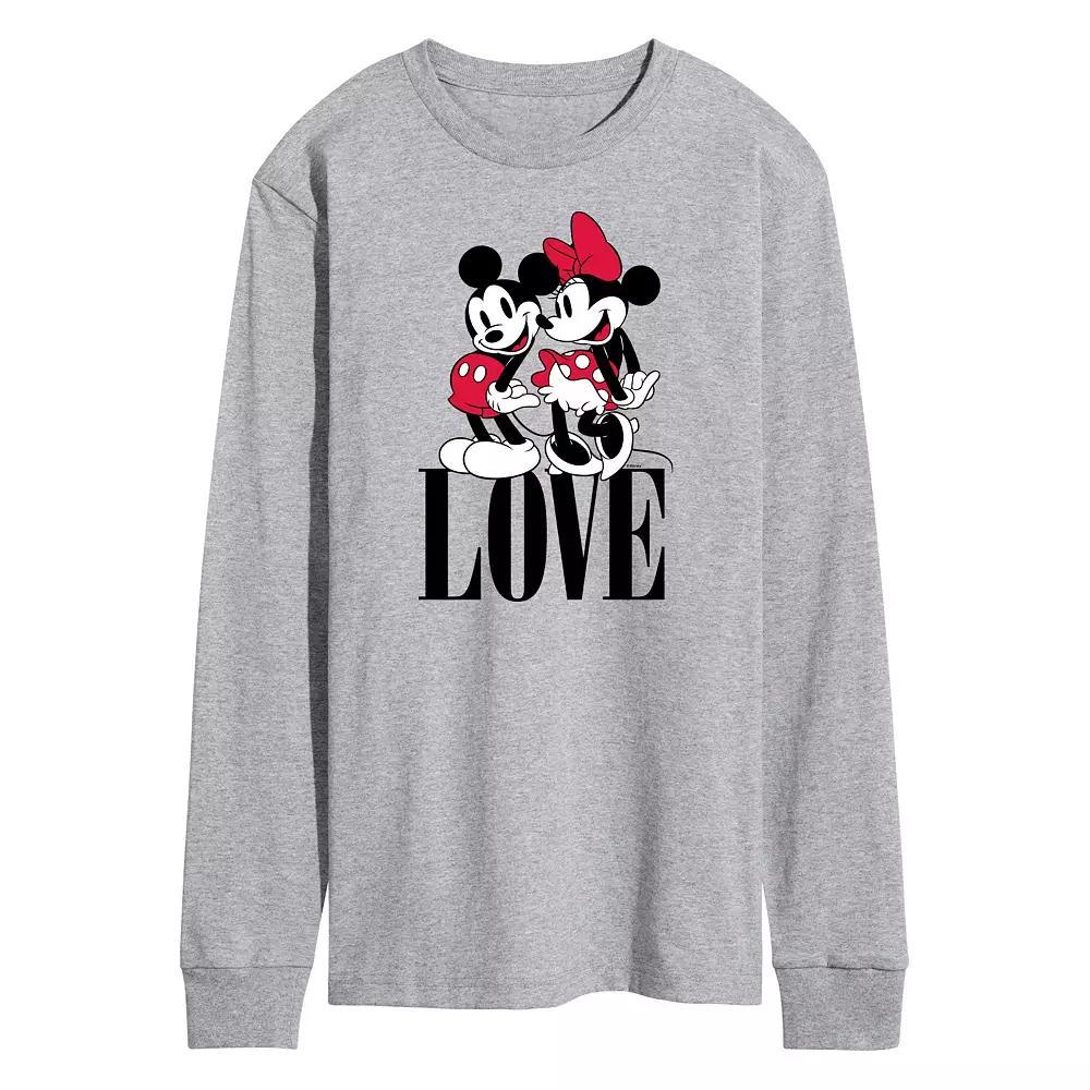 Disneys Mickey Mouse Mens Minnie Love Long Sleeve Product Image