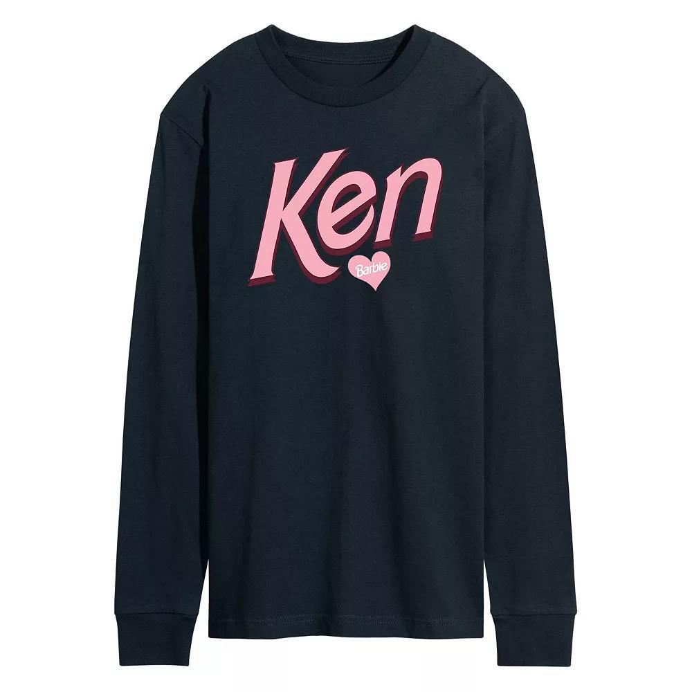 Mens Garfield Repeated Long Sleeve Graphic Tee Heather Grey Product Image