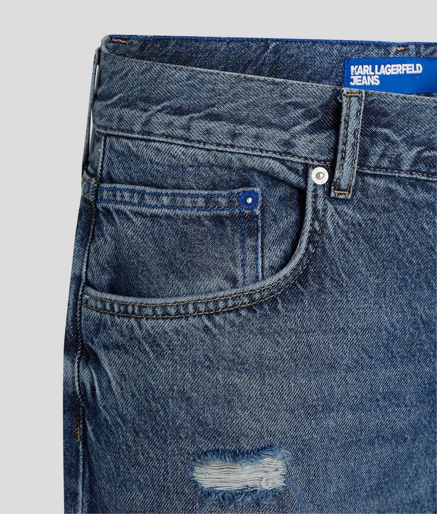 KLJ DISTRESSED RELAXED JEANS Product Image
