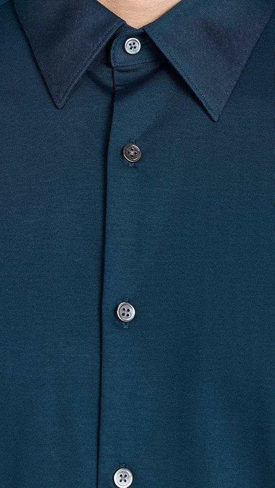 Theory Sylvain Shirt in Structure Knit | Shopbop Product Image