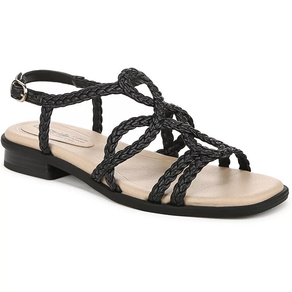 LifeStride Reagan Women's Strappy Sandals, Size: 9 Wide, Black Product Image