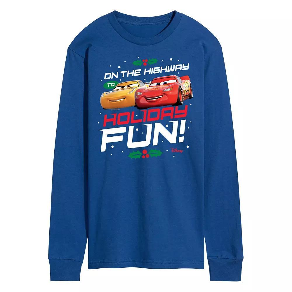 Disneys Cars Mens Highway To Holiday Fun Long Sleeve Product Image