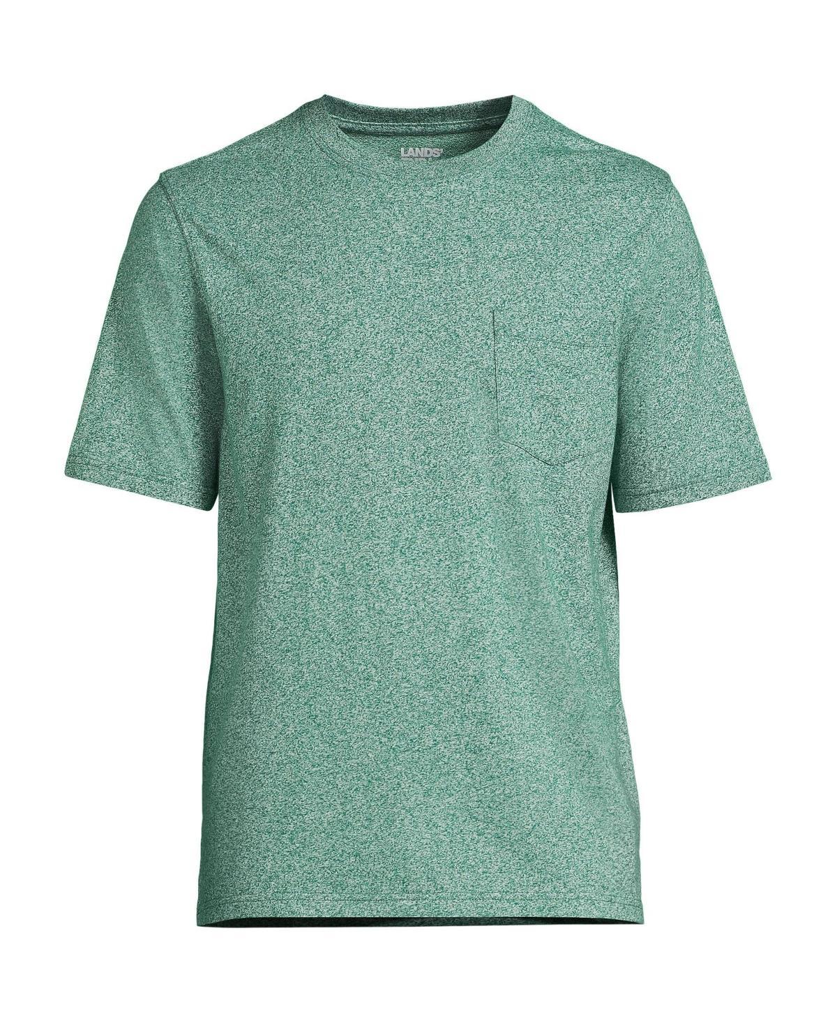 Men's Land's End Super-T Short Sleeve T-Shirt with Pocket, Size: XL, Rich Red Product Image