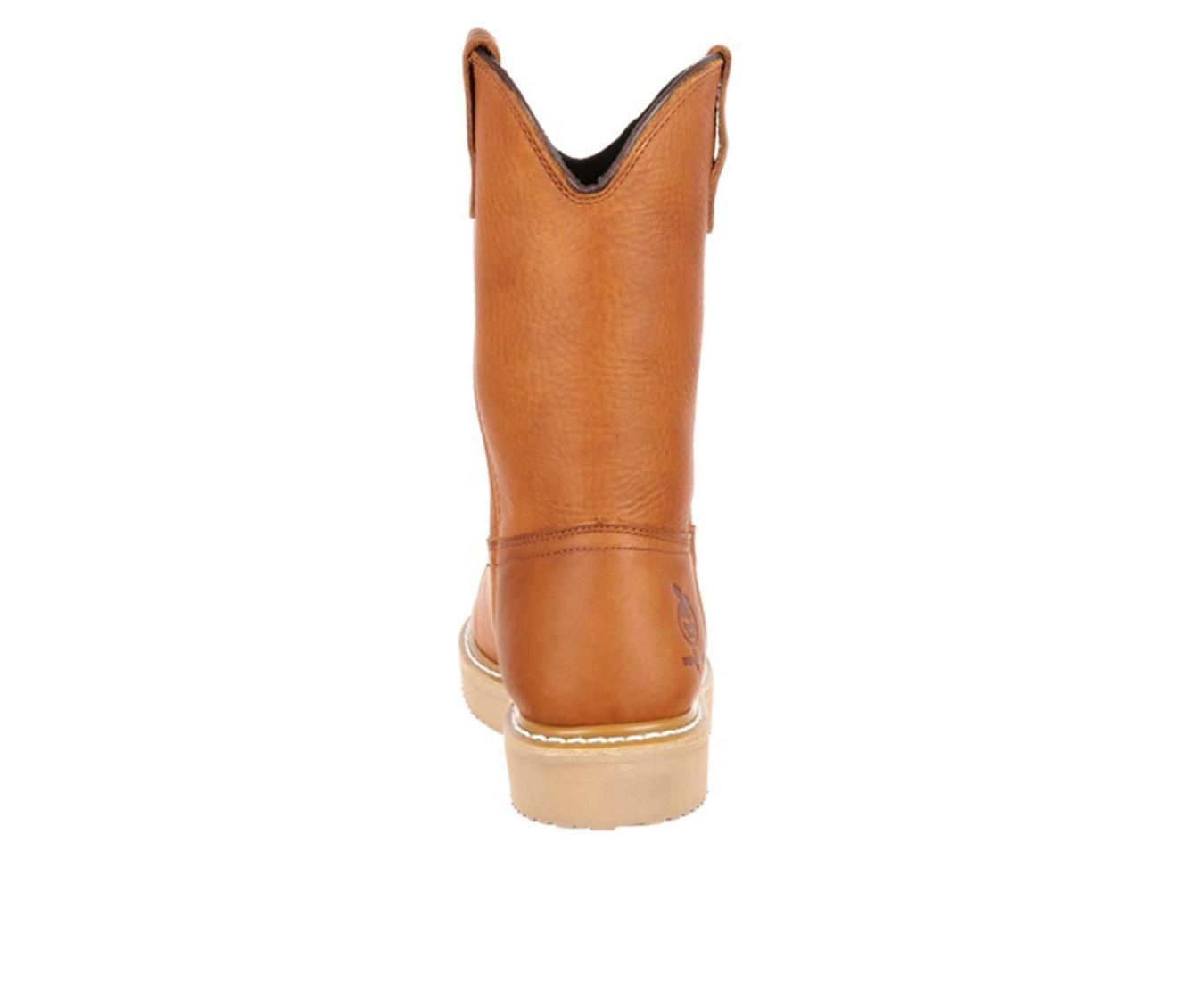 Men's Georgia Boot 10" Wedge Steel Toe Pull On Work Boots Product Image