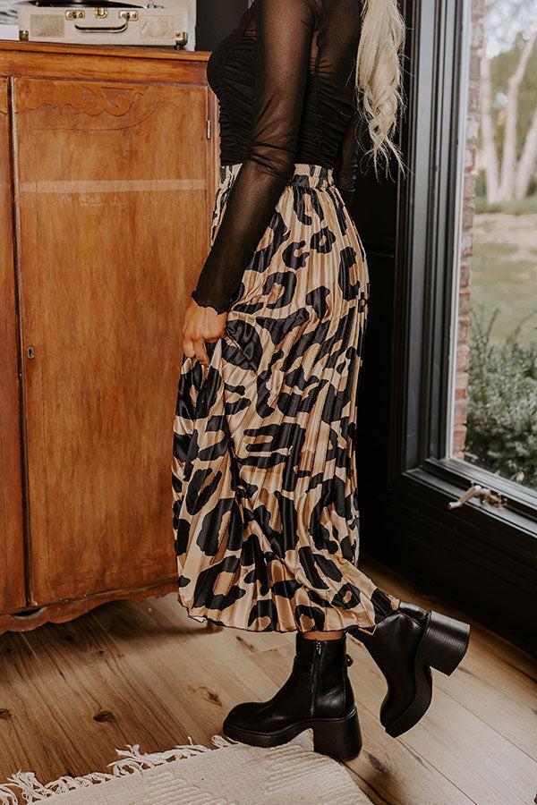 Lost In Love High Waist Pleated Skirt Product Image