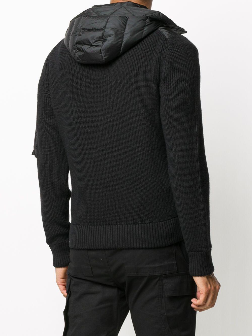padded-front hooded jacket Product Image