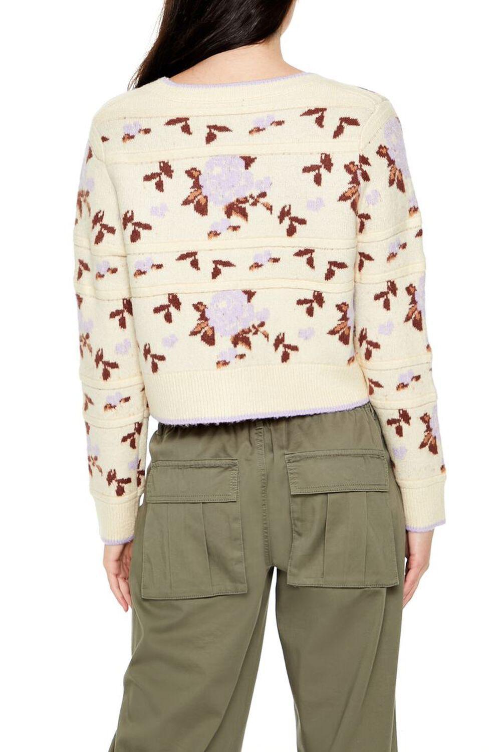 Floral Print Cardigan Sweater | Forever 21 Product Image