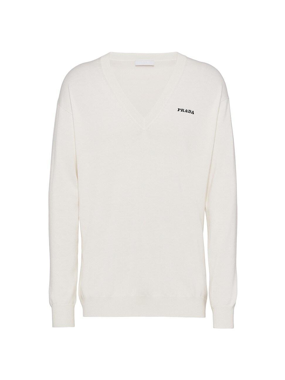 Mens Cashmere V-Neck Sweater Product Image