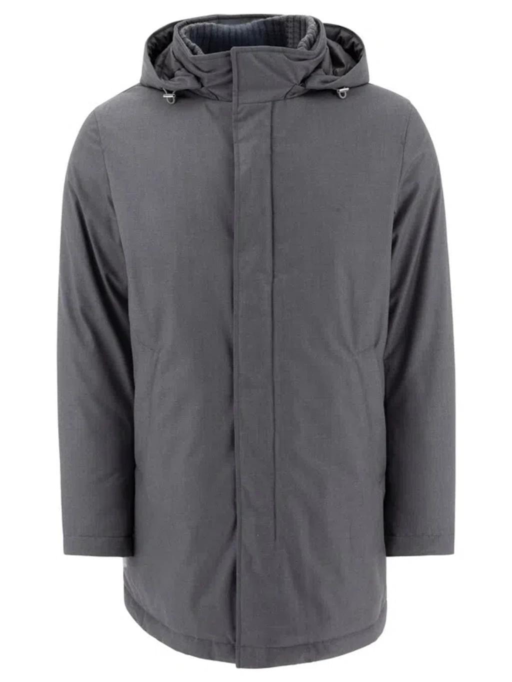 HERNO Down Jacket  In Grigio Product Image