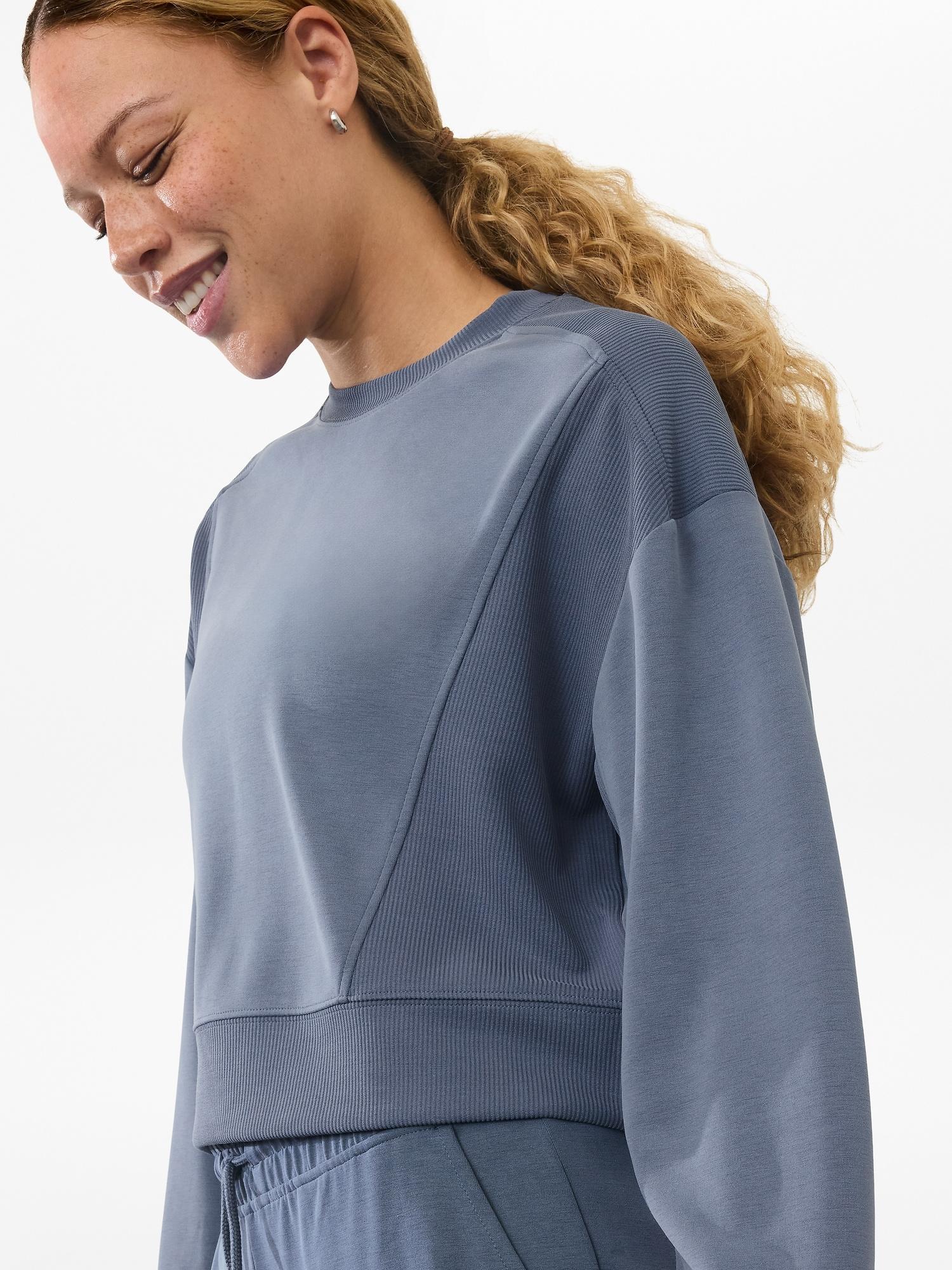 Seasoft Rib Crewneck Sweatshirt Product Image