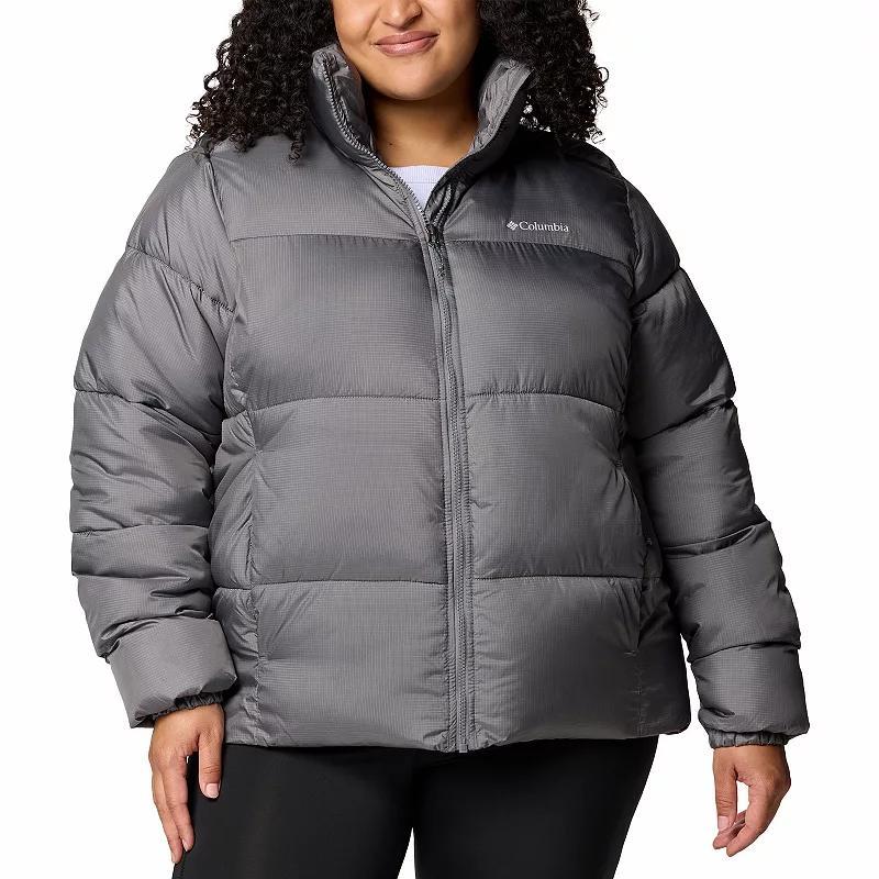 Plus Size Columbia Puffect II Full Zip Puffer Jacket, Women's, Size: 3XL, Clematis Blue Product Image