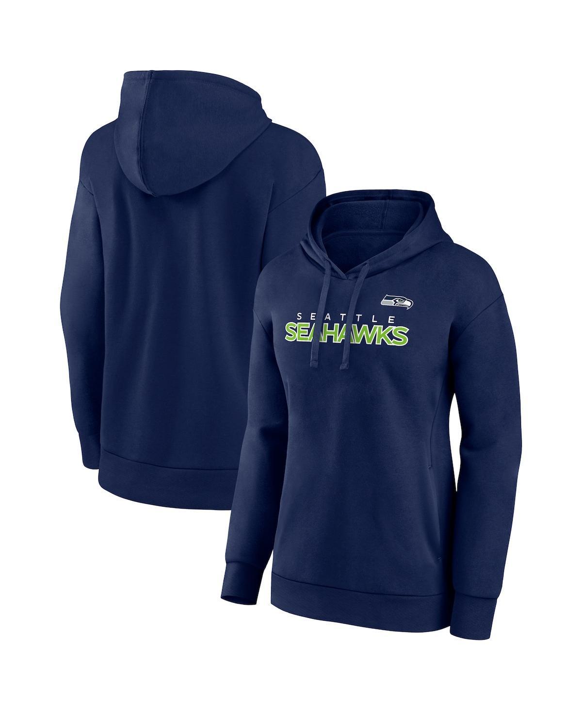Womens Fanatics Branded Tennessee Titans Checklist Crossover V-Neck Pullover Hoodie Blue Product Image