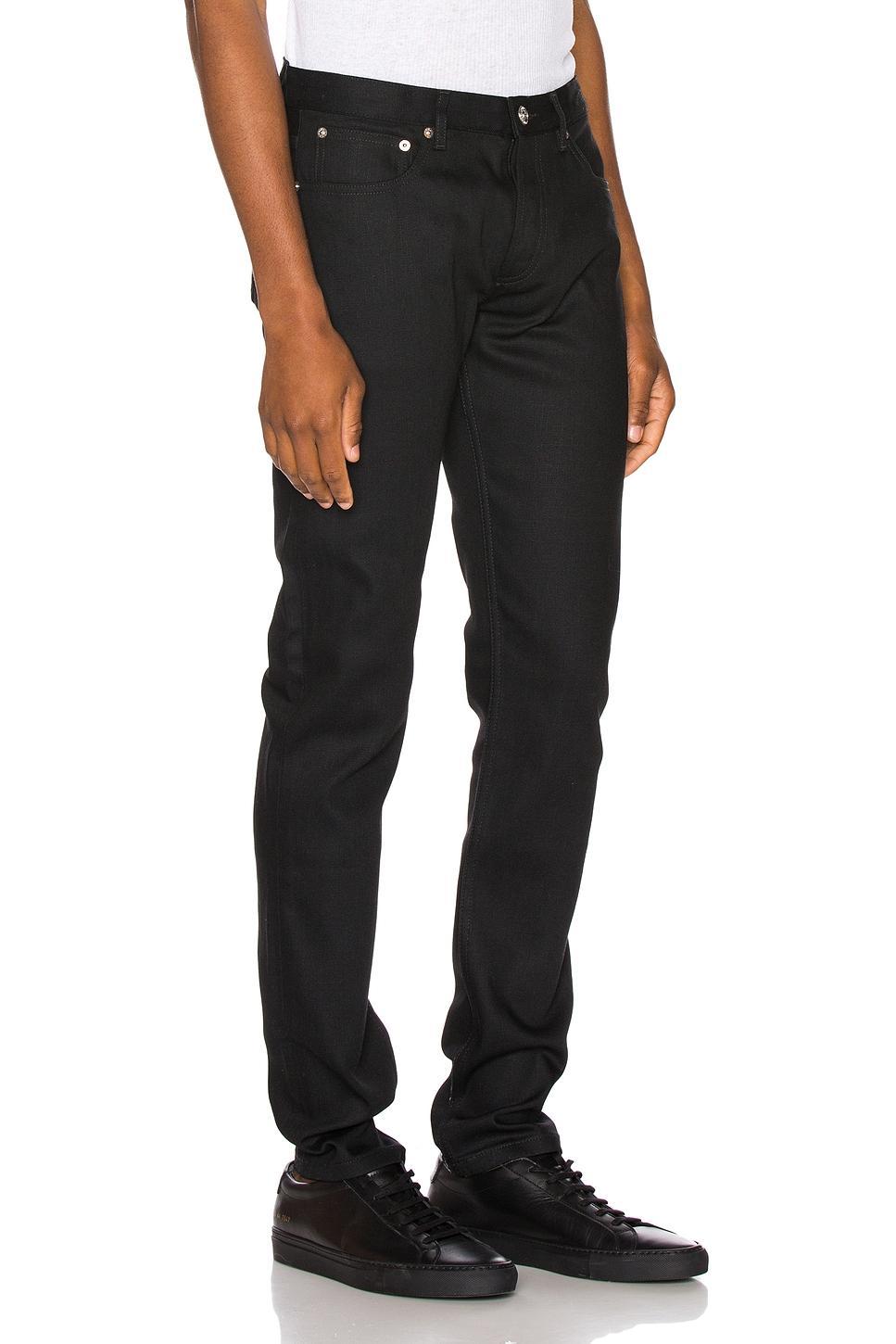 A. p.c. Petit New Standard Slim Fit Jeans in Black Product Image