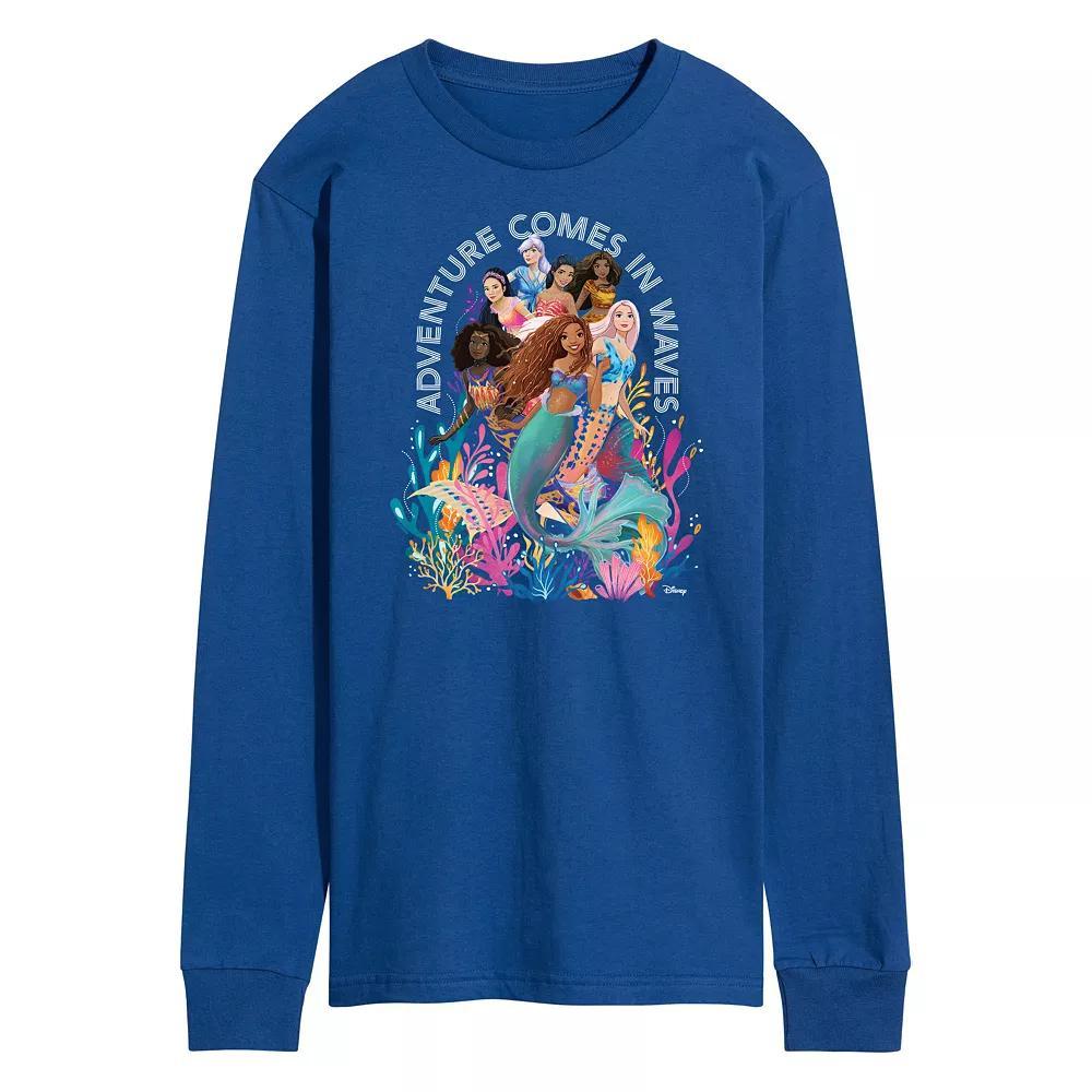 Disneys The Little Mermaid Mens Adventure Comes In Waves Graphic Tee Product Image