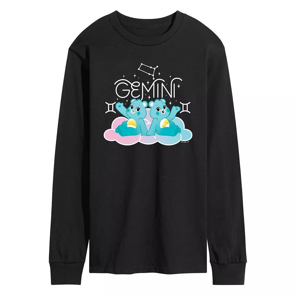Mens Care Bears Gemini Long Sleeve Graphic Tee Product Image