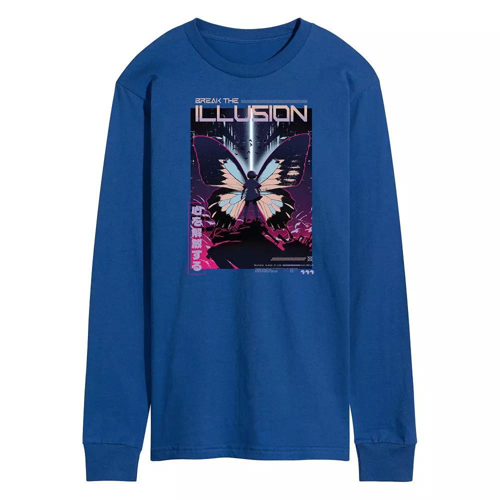 Mens Break The Illusion Tee Blue Product Image