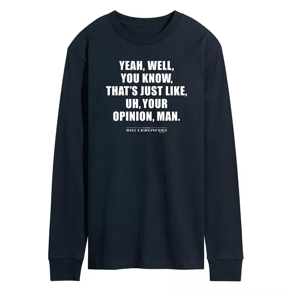 Mens Mean Girls Regina Long Sleeve Graphic Tee Blue Product Image