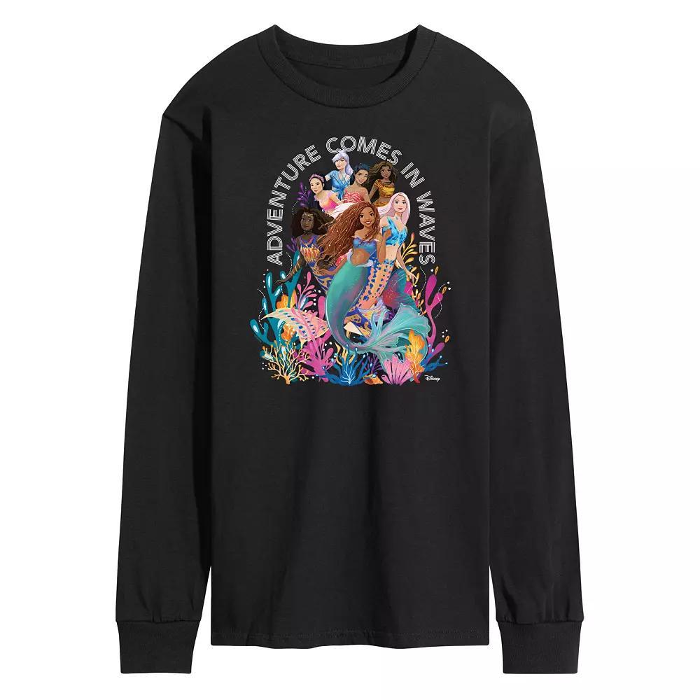 Disneys The Little Mermaid Mens Adventure Comes In Waves Graphic Tee Product Image