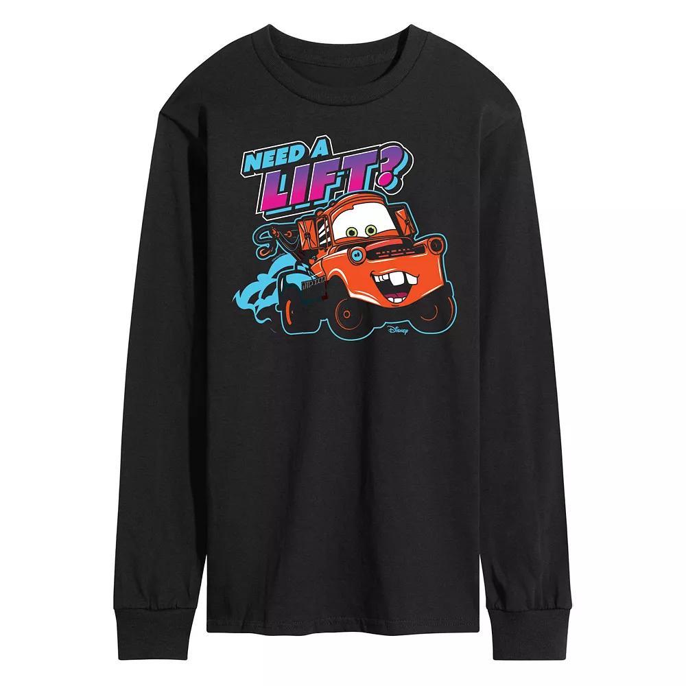 Disney / Pixars Cars Tow Mater Mens Need A Lift Long Sleeve Graphic Tee Product Image