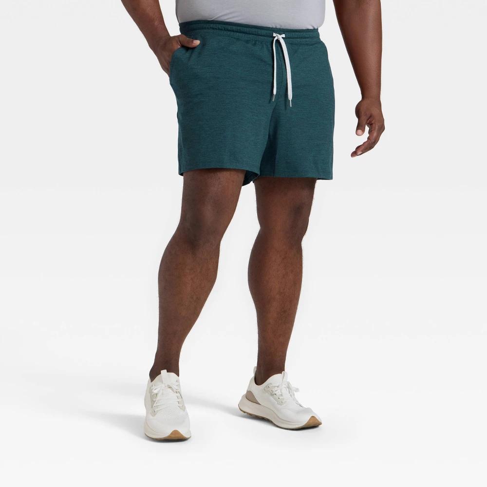 Men's Big Soft Stretch Shorts 7" - All In Motion™ Product Image