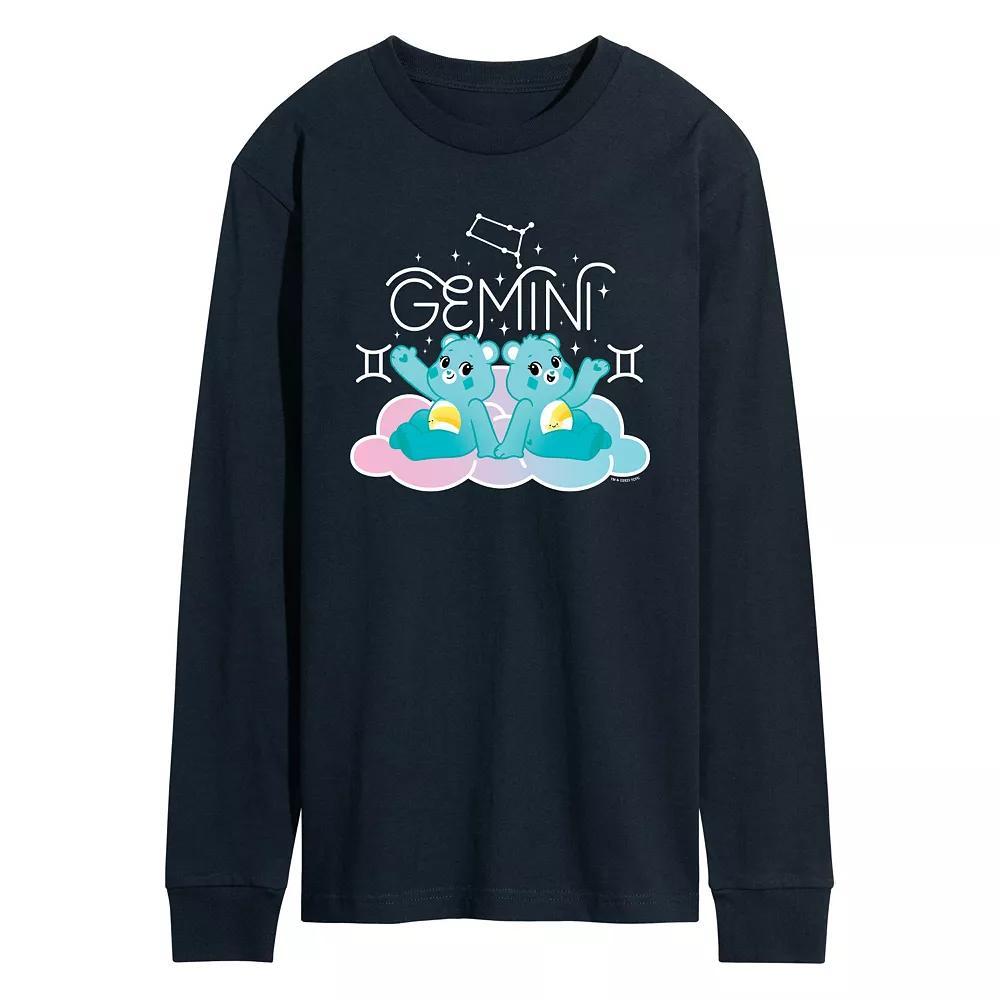Mens Care Bears Gemini Long Sleeve Graphic Tee Product Image