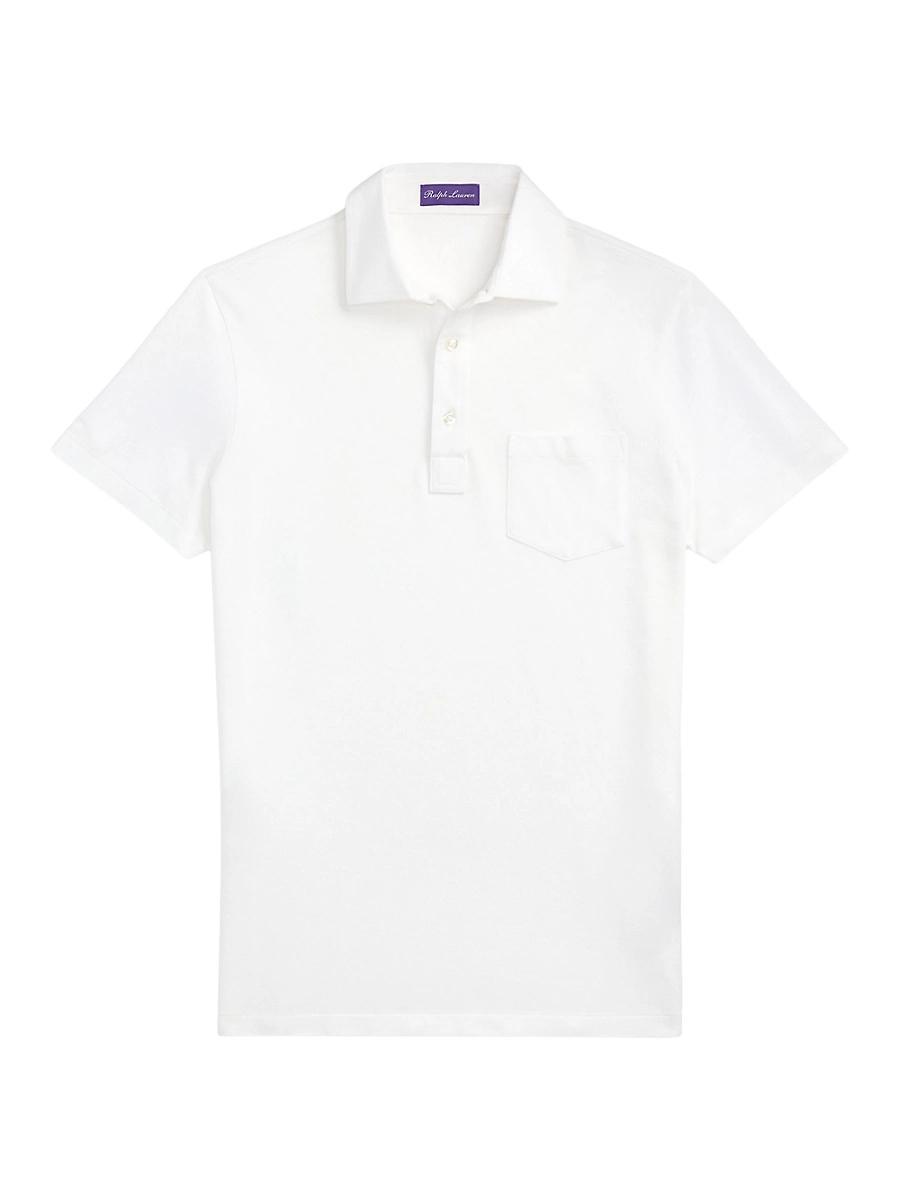 Mens Custom-Slim-Fit Washed Piqu Polo Shirt Product Image