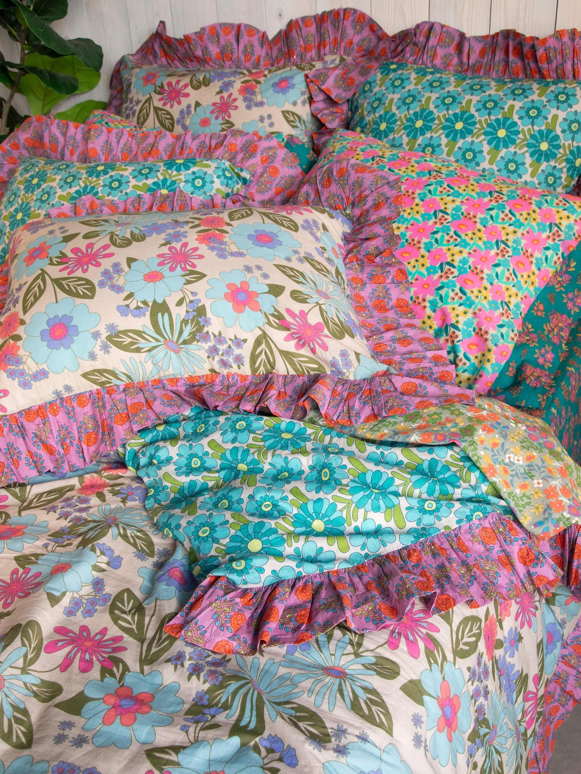 So Soft Cotton Reversible Euro Sham - Retro Product Image