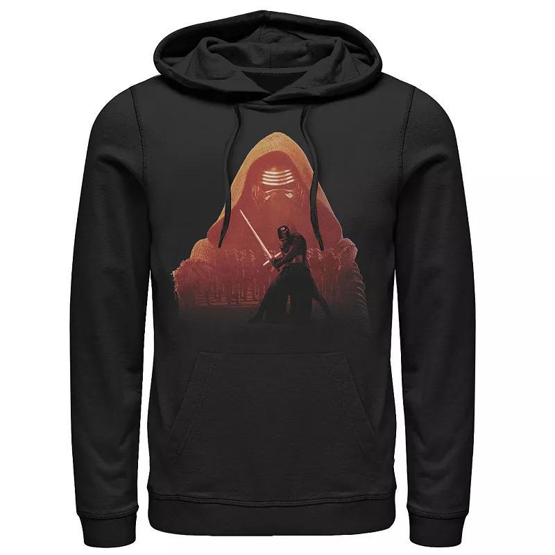 Men's Jurassic World Blue Green Jungle Velociraptor Attack Graphic Pullover Hoodie, Size: XXL Product Image