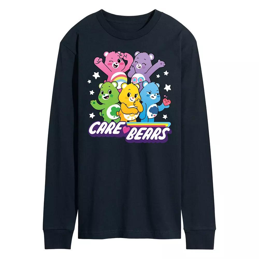 Mens Dead Inside Patriotic Long Sleeve Graphic Tee Blue Product Image