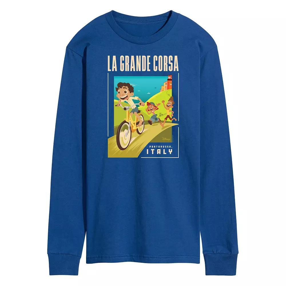 Disneys Luca Mens La Grande Long Sleeve Graphic Tee Product Image