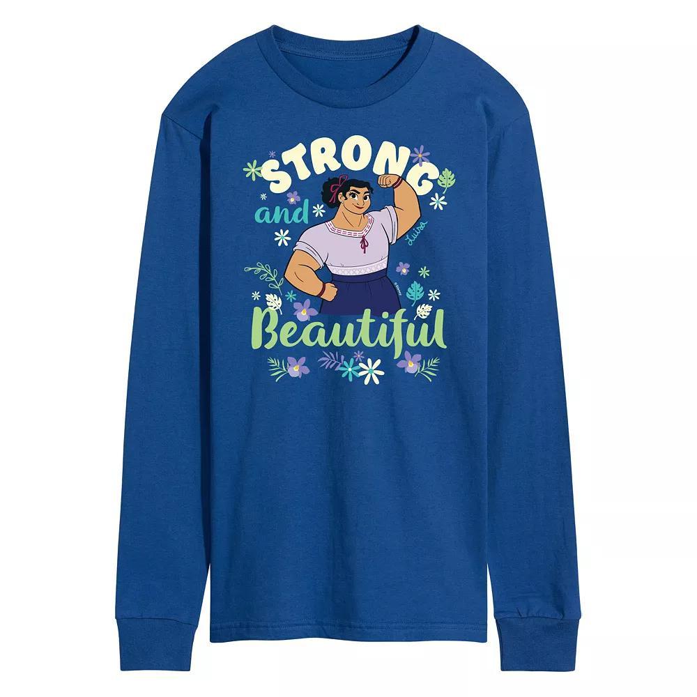 Disneys Encanto Mens Strong & Beautiful Long Sleeve Graphic Tee Product Image