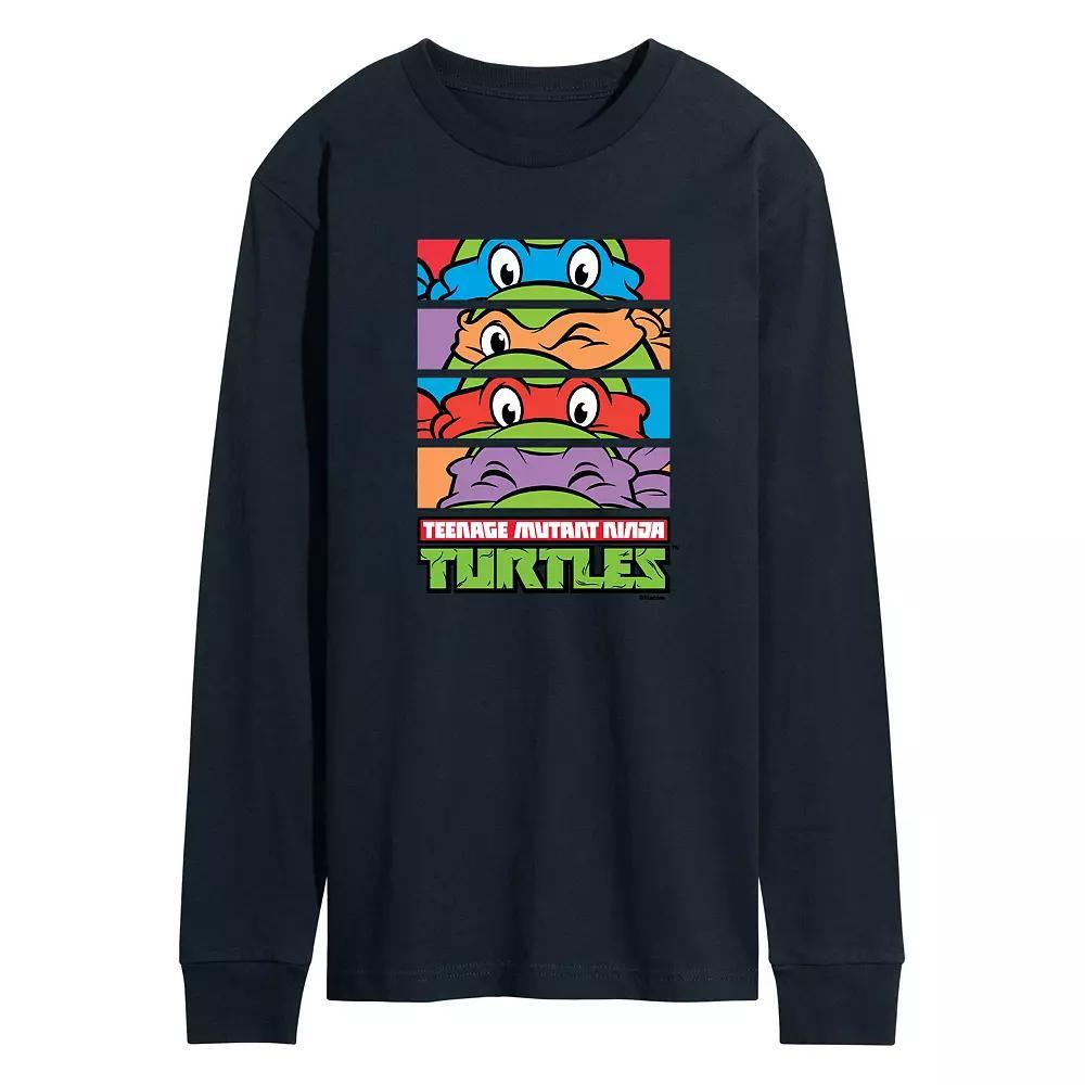 Mens Teenage Mutant Ninja Turtles Stacked Faces Tee Product Image