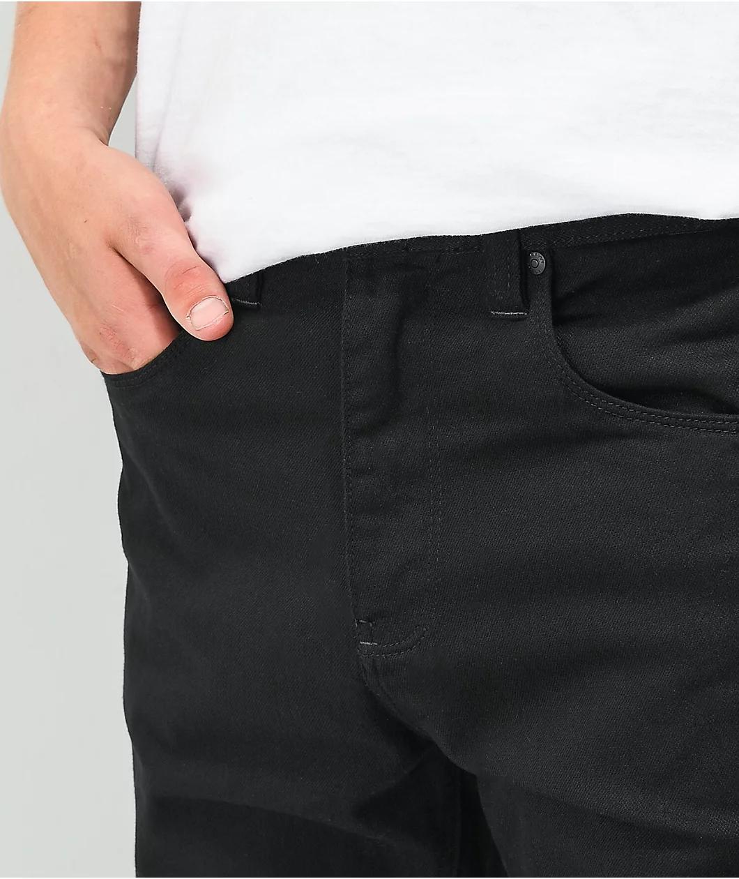 Empyre Verge Tapered Black Skinny Jeans Product Image