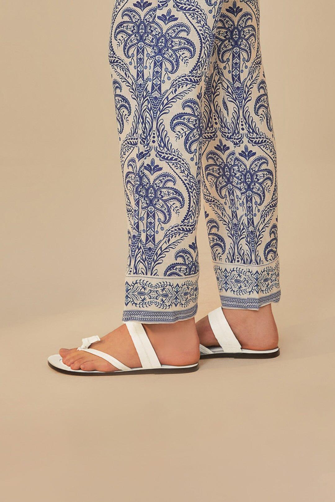 Ivory Tie Flat Sandal Product Image