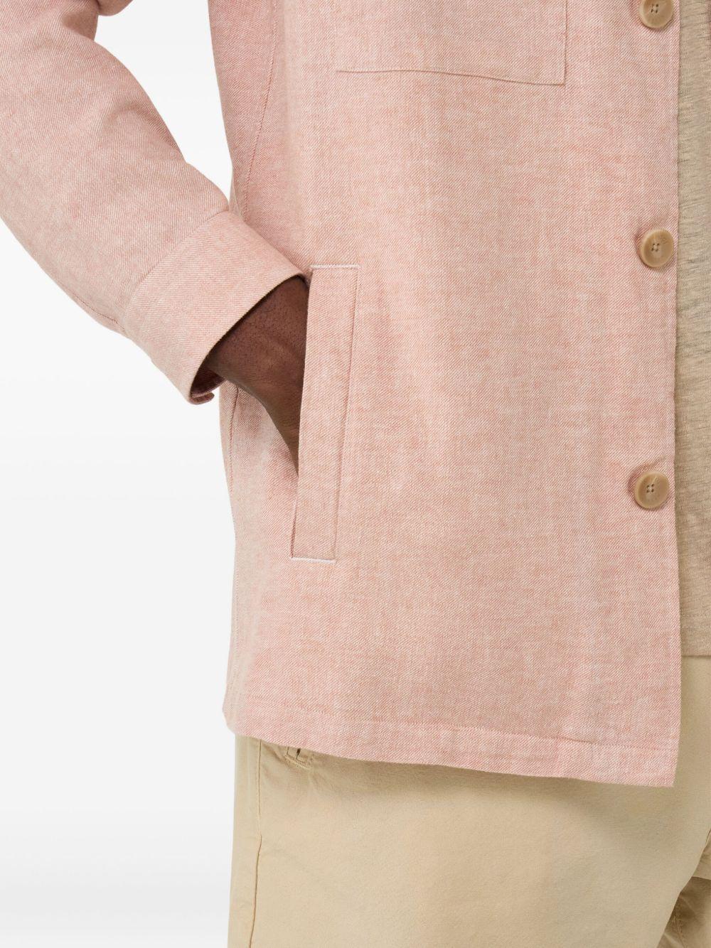 Link chest-pockets shirt jacket Product Image