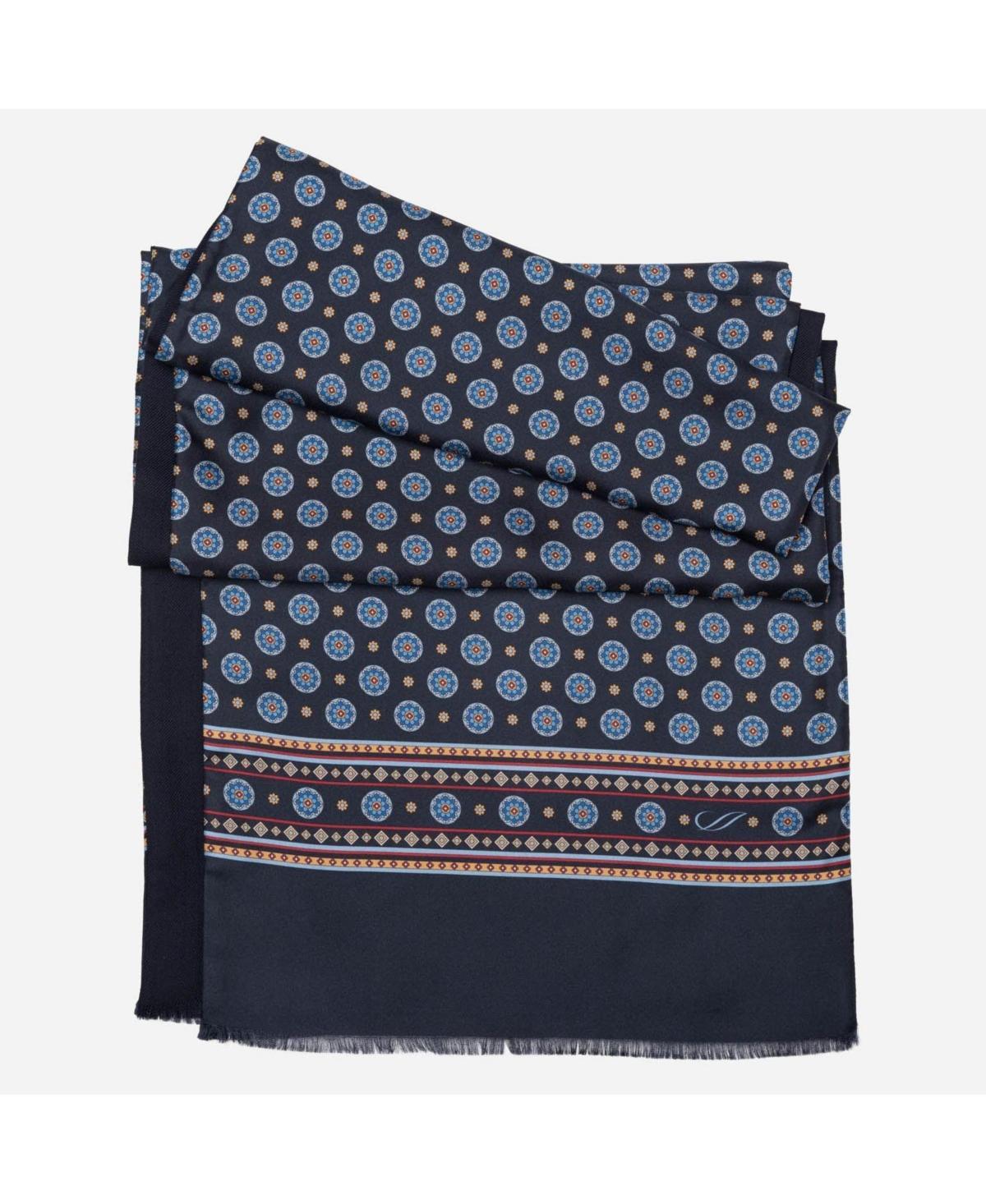 Elizabetta Esmeralda - Silk Scarf/Shawl for Women in Midnight Blue And Gold at Nordstrom Product Image