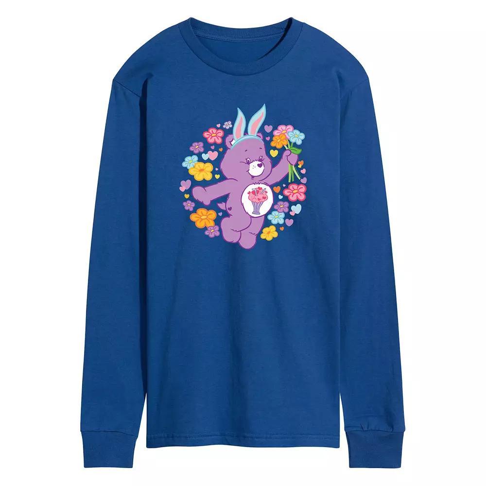 Mens Care Bears Bunny Bear Long Sleeve Graphic Tee Product Image