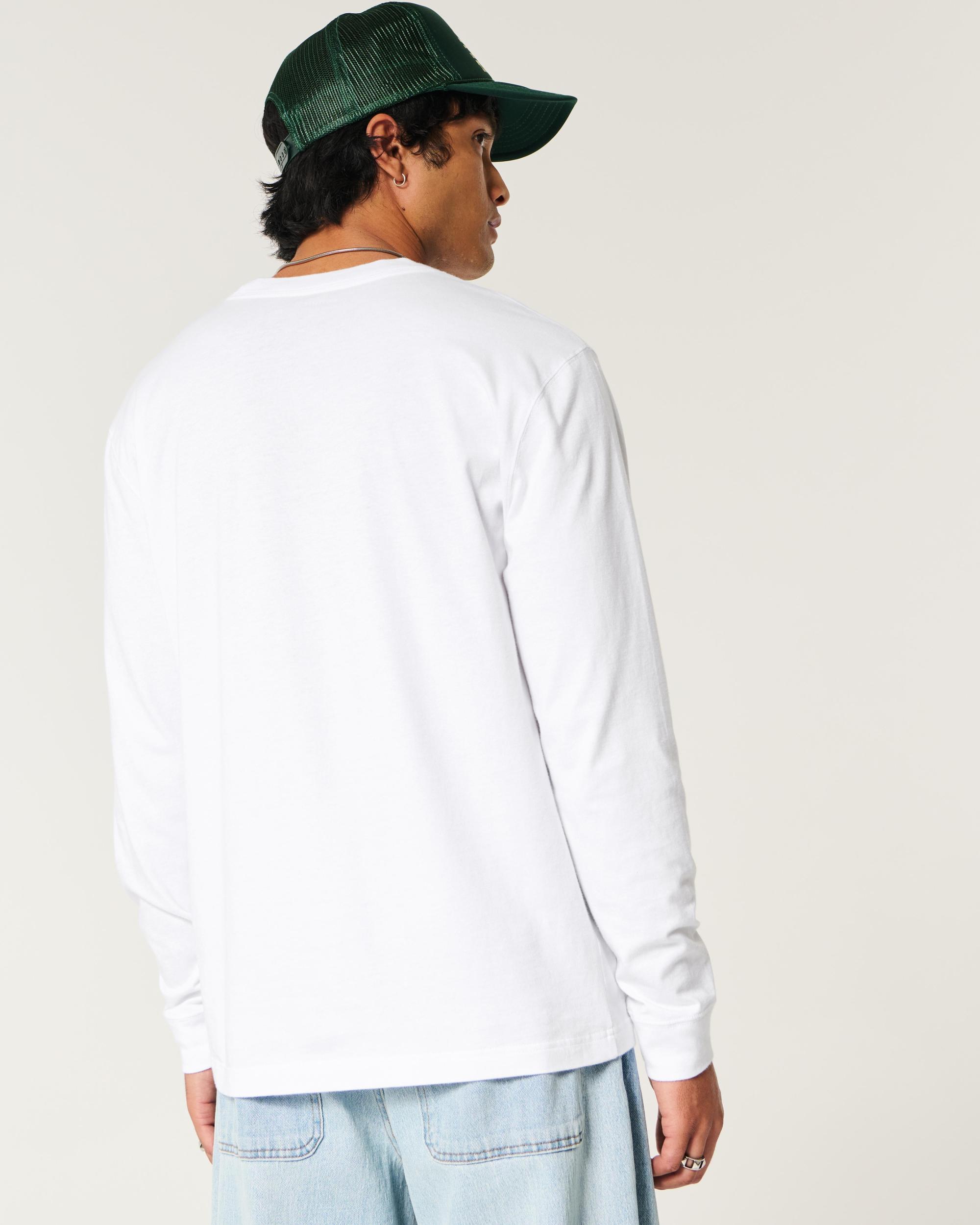 Long-Sleeve Cotton Crew T-Shirt Product Image