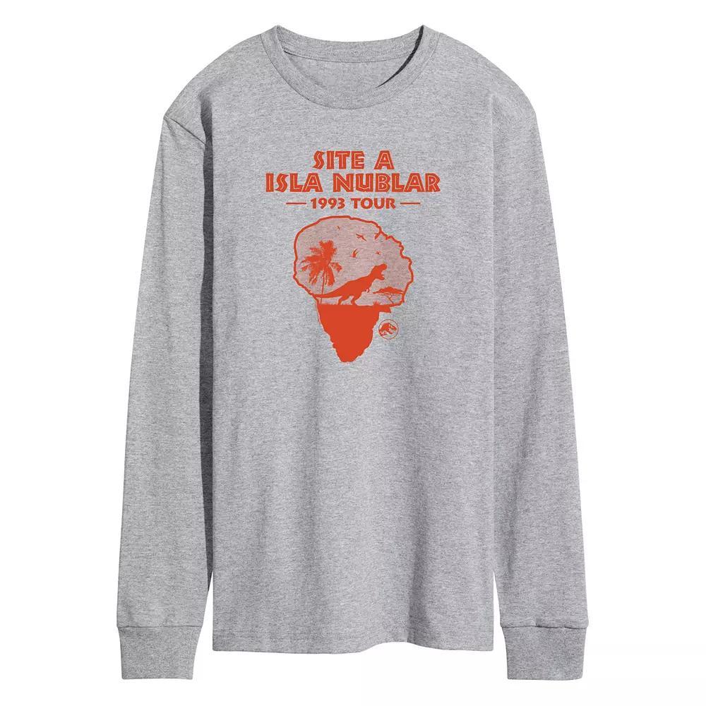 Mens Jurassic World Isla Nublar 1993 Tour Long Sleeve Product Image