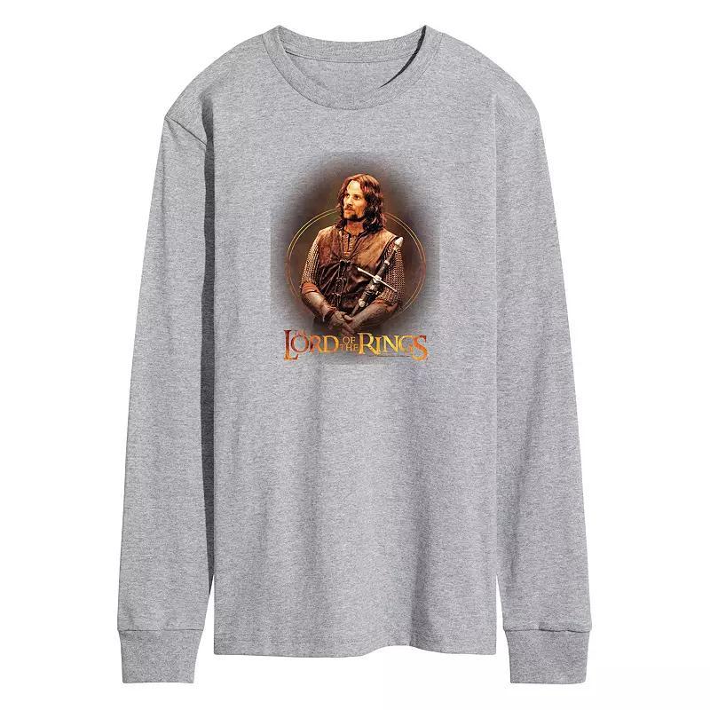 Mens Lord Of The Rings Aragorn Long Sleeve Graphic Tee Product Image