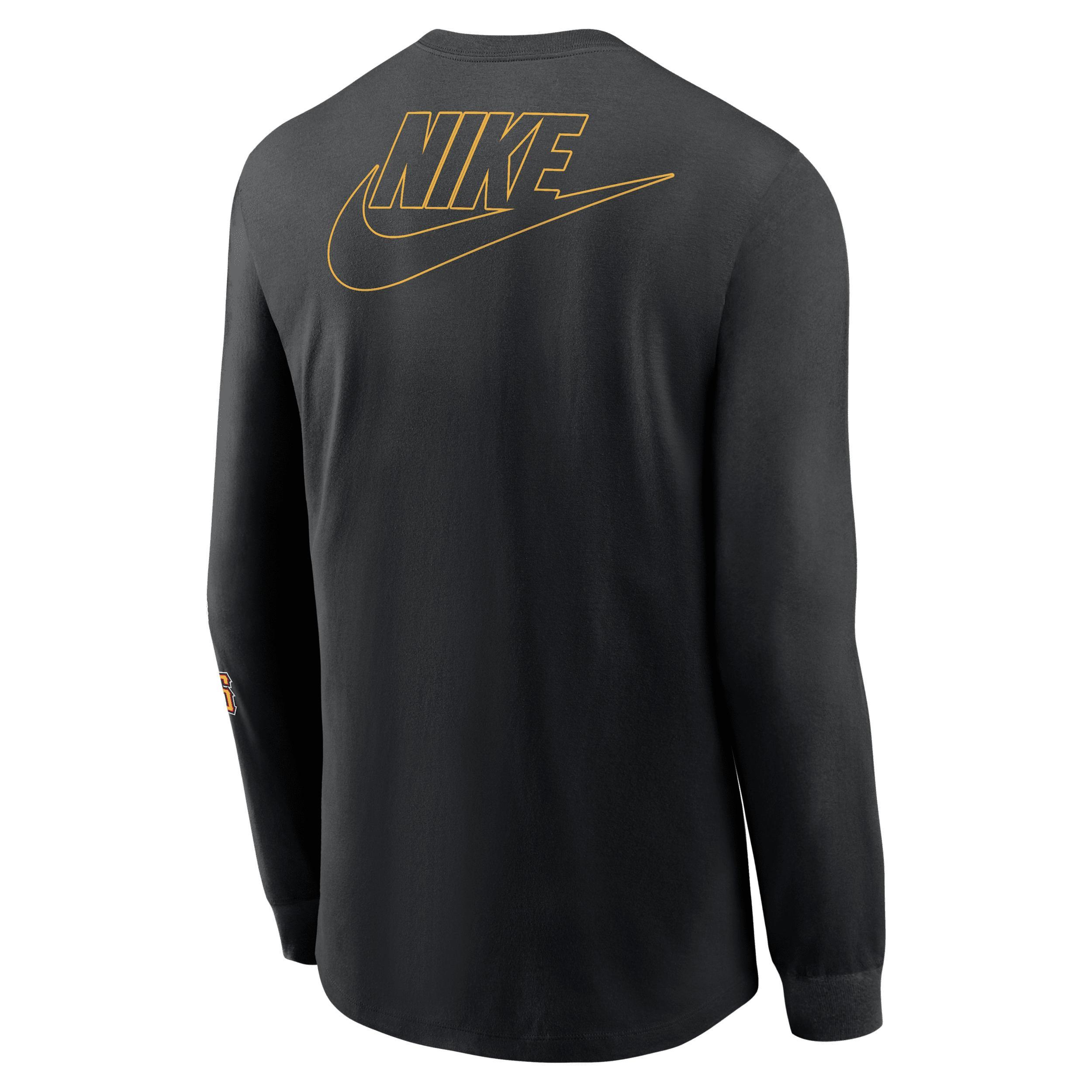 Alabama Sideline Men's Nike Dri-FIT College Long-Sleeve T-Shirt Product Image