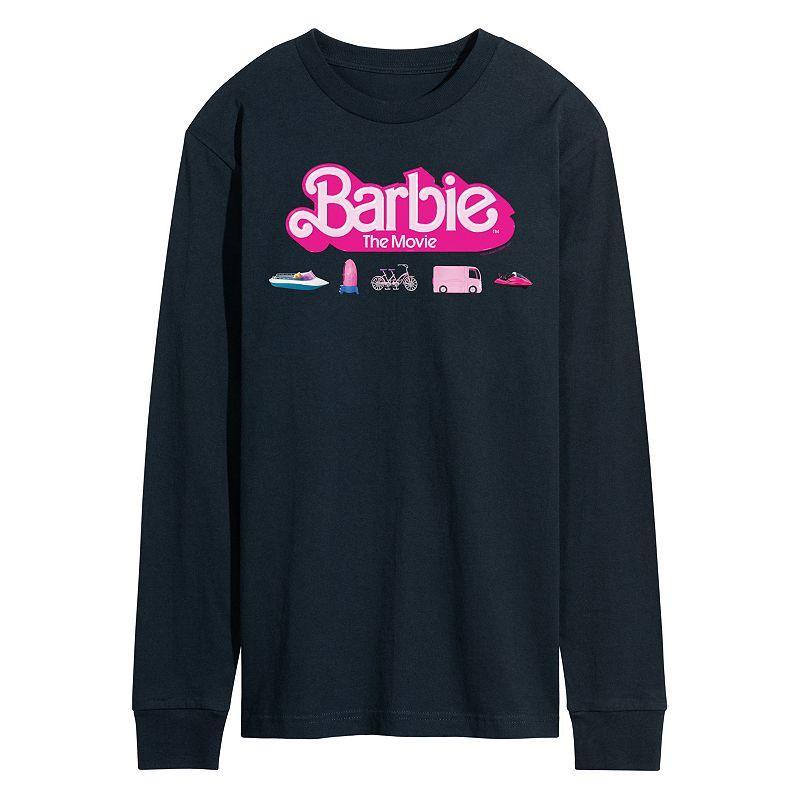 Mens Barbie Theatrical Vehicles Long Sleeve Graphic Tee Product Image