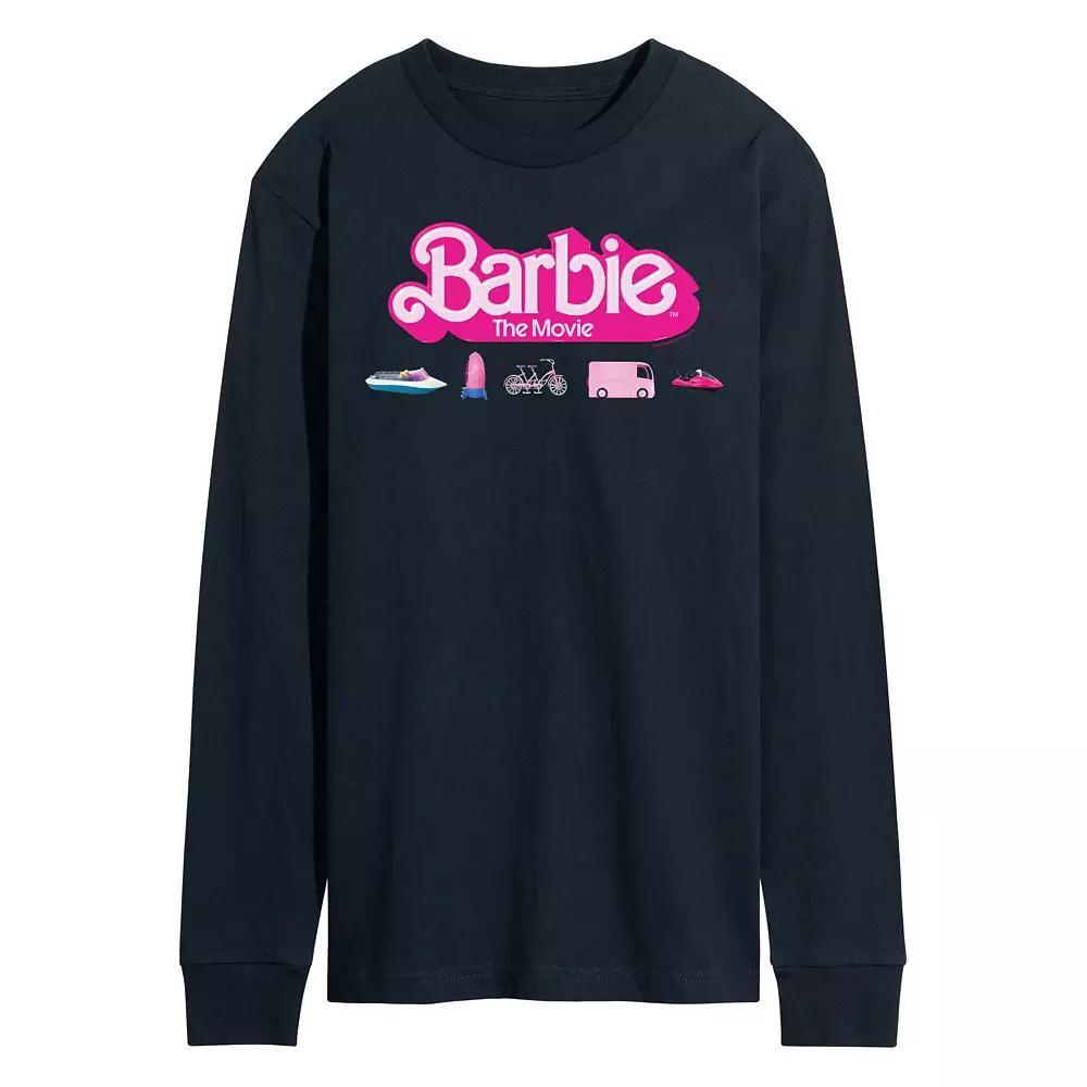 Mens Barbie Theatrical Vehicles Long Sleeve Graphic Tee Product Image